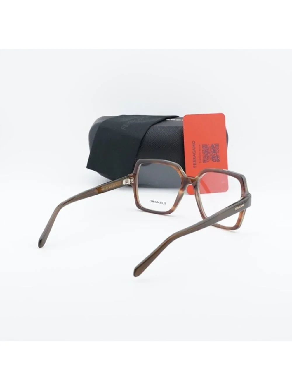 Salvatore Ferragamo SF3031 280 Eyeglasses Brown 56mm Square Frame